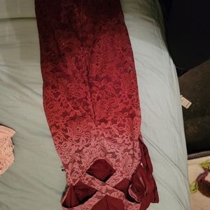 Pretty pink ombre dress, size 0